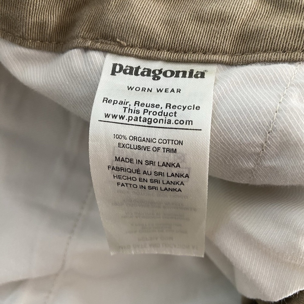 Patagonia Pants men's 40x30 Four Canyons Twill Chino Organic Cotton Brown Hiking - Picture 6 of 16